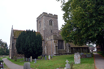 The church from the north-east September 2014